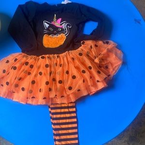 Girls leggings and top